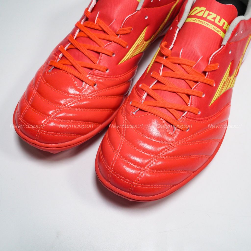 Mizuno Morelia Neo IV Pro TF Release - Red/White/Yellow