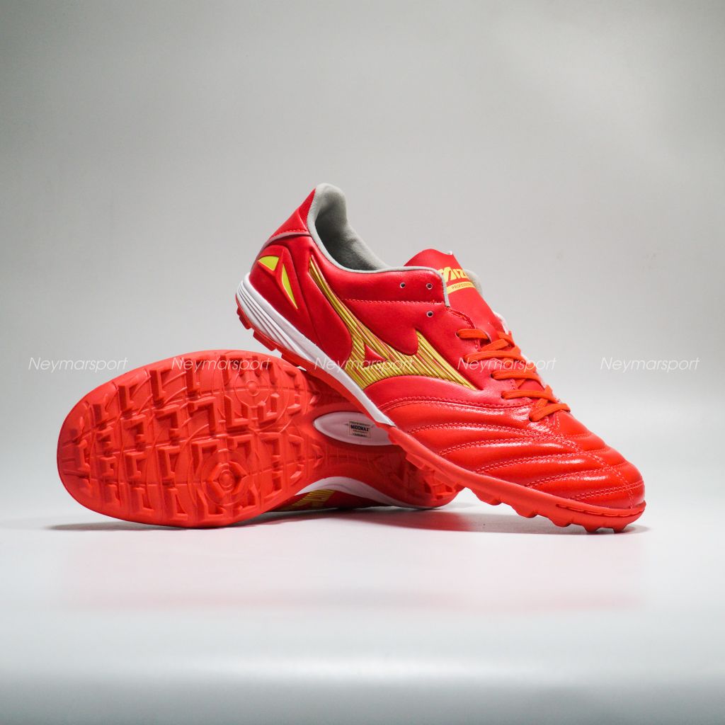 Mizuno Morelia Neo IV Pro TF Release - Red/White/Yellow