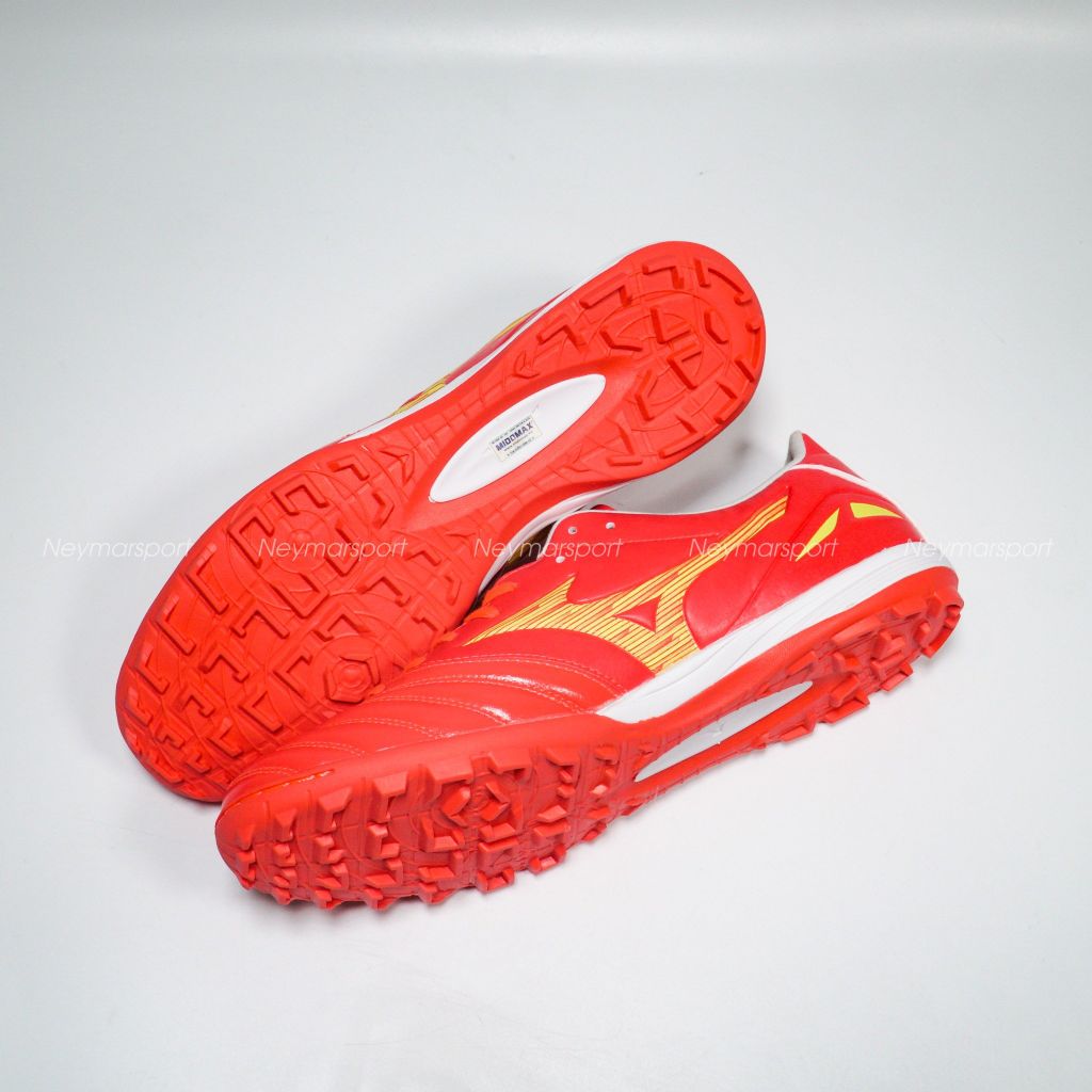 Mizuno Morelia Neo IV Pro TF Release - Red/White/Yellow