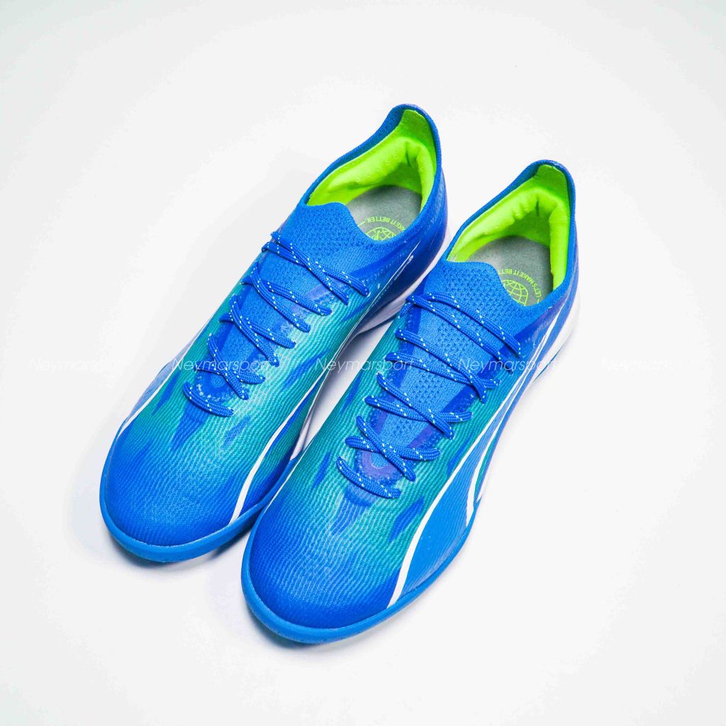 Giày đá bóng PUMA Ultra Ultimate TT Gear Up - Ultra Blue/PUMA White/Pro Green 107502-03