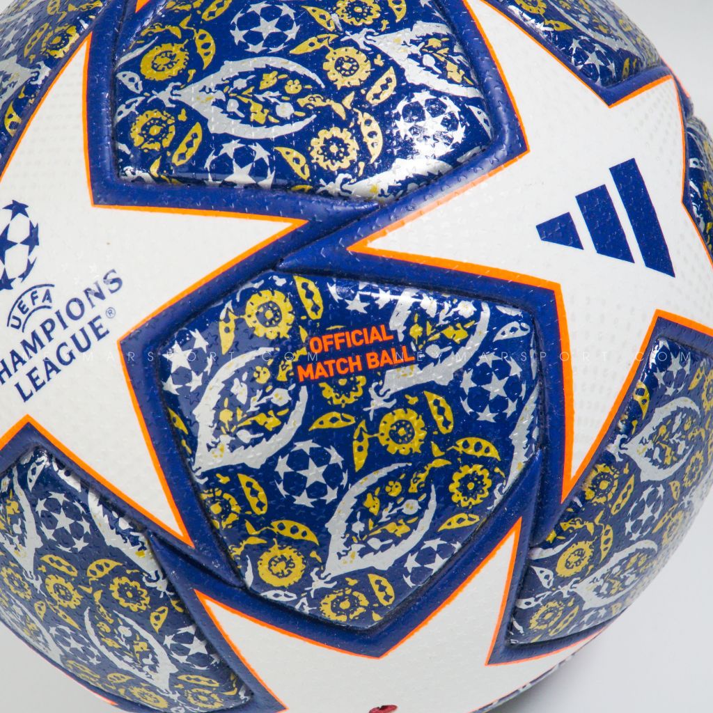 Quả bóng đá adidas Football Champions League 2023 Pro Match Ball - White/Royal Blue/Orange