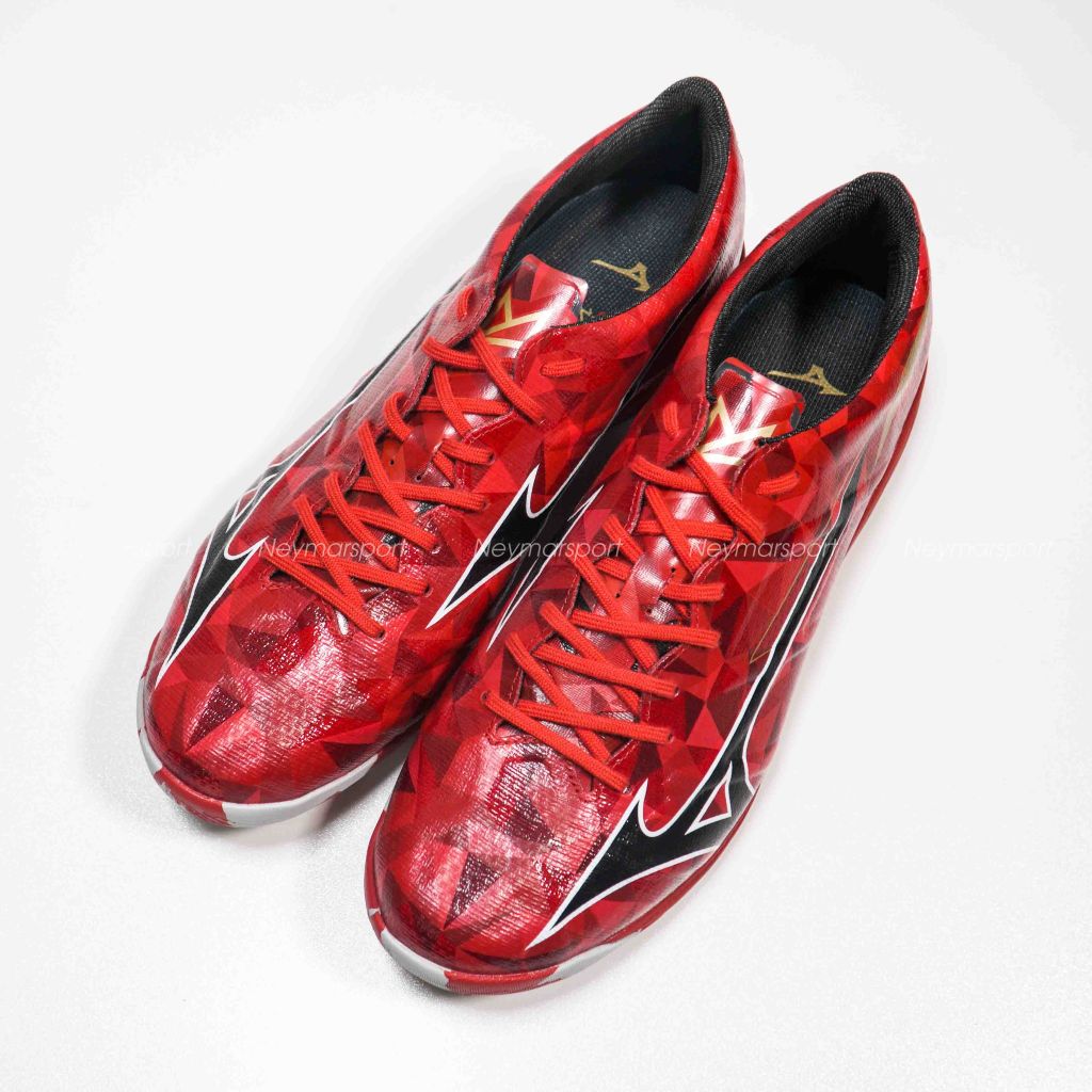 Giày đá bóng Mizuno Alpha II Elite TF Red Ruby Pack - Red/White/Black P1GD256260