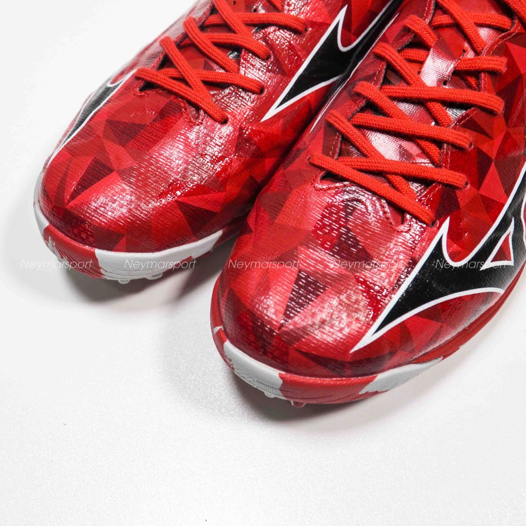 Giày đá bóng Mizuno Alpha II Elite TF Red Ruby Pack - Red/White/Black P1GD256260