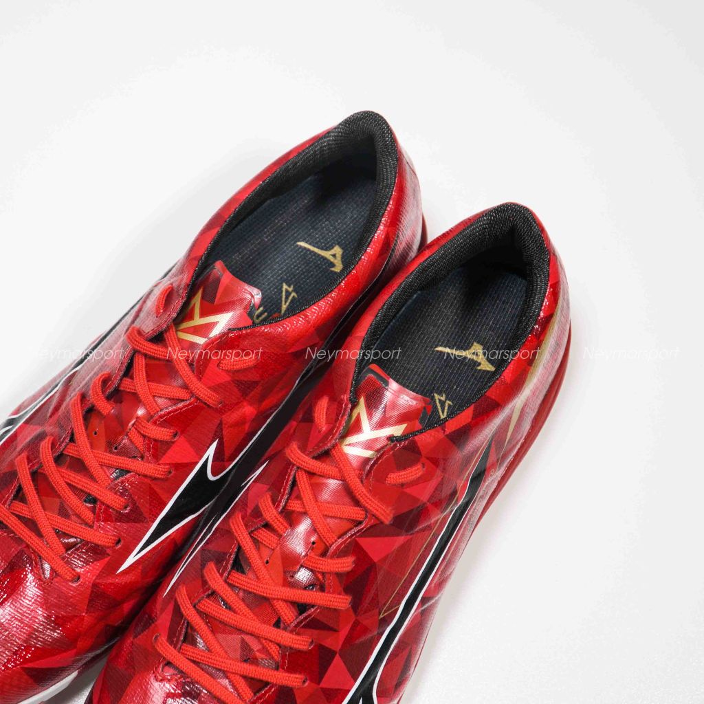 Giày đá bóng Mizuno Alpha II Elite TF Red Ruby Pack - Red/White/Black P1GD256260