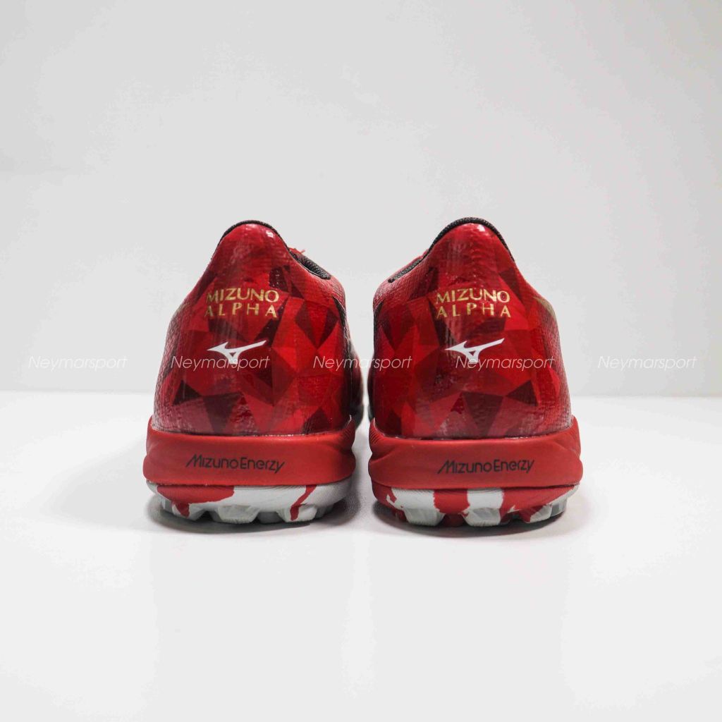 Giày đá bóng Mizuno Alpha II Elite TF Red Ruby Pack - Red/White/Black P1GD256260