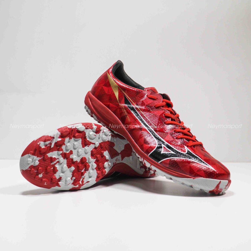 Giày đá bóng Mizuno Alpha II Elite TF Red Ruby Pack - Red/White/Black P1GD256260