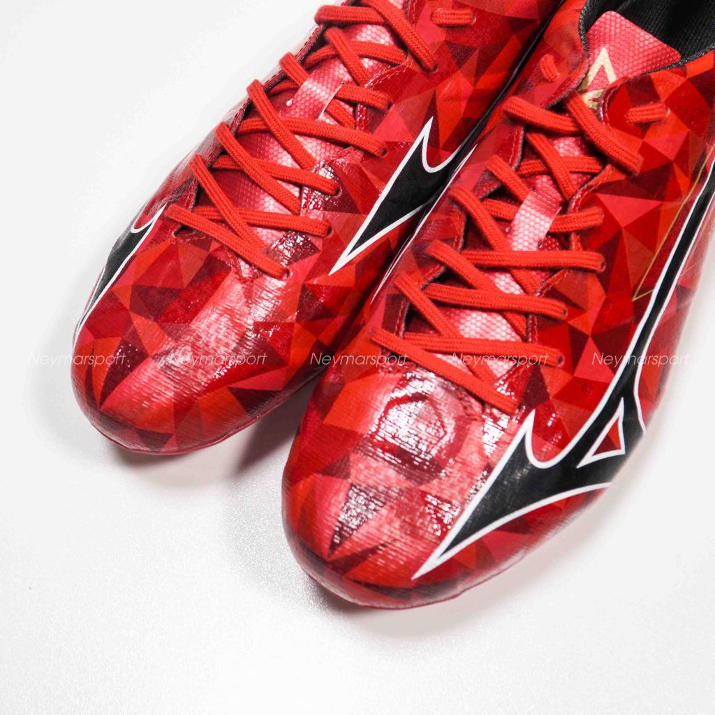 Giày đá bóng Mizuno Alpha II Pro FG Red Ruby Pack - Red/White/Black P1GA256460