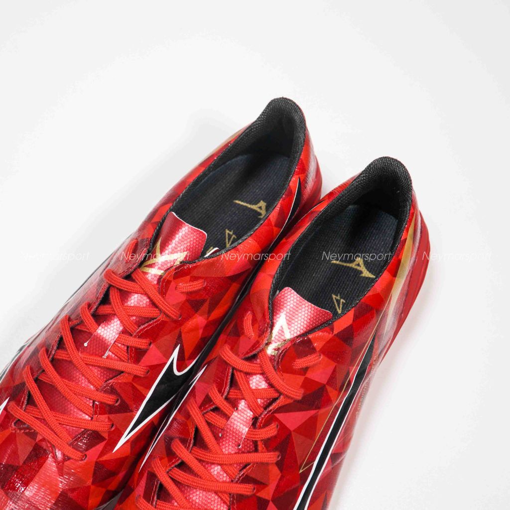 Giày đá bóng Mizuno Alpha II Pro FG Red Ruby Pack - Red/White/Black P1GA256460