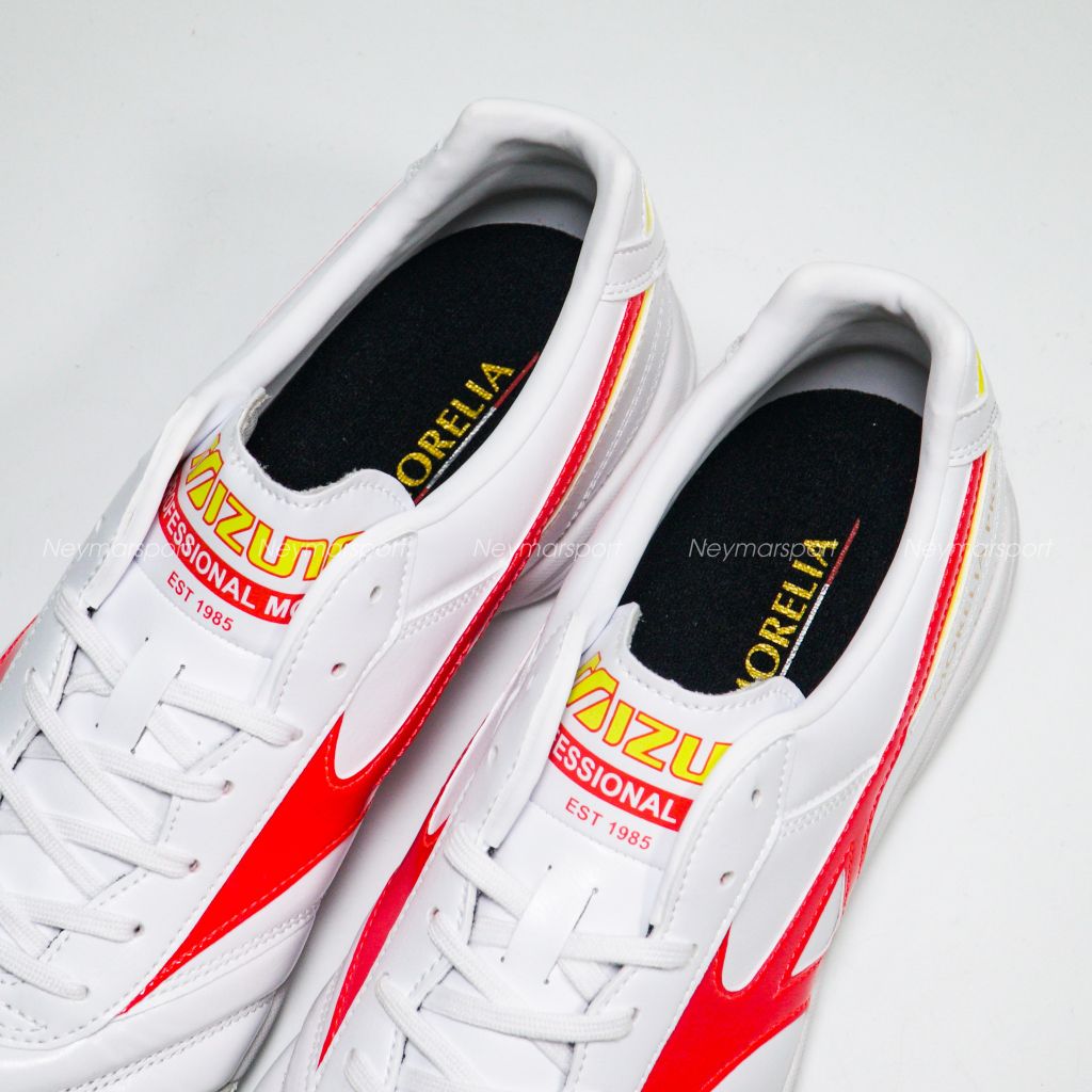Mizuno Morelia II Pro AS TF - White/Red/Yellow Limited Edition