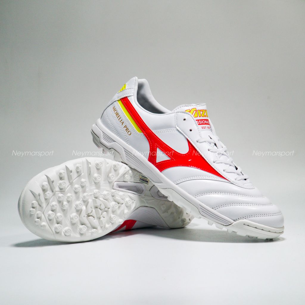 Mizuno Morelia II Pro AS TF - White/Red/Yellow Limited Edition