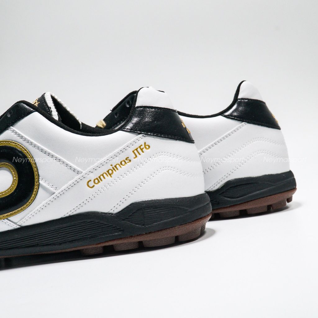 Giày đá banh Desporte Campinas JTF6 TF DS2040 - White/Black/Gold