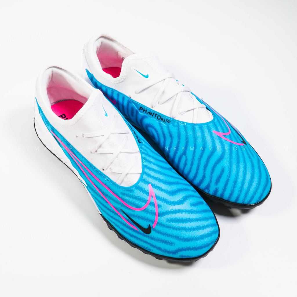 Giày đá bóng Nike React Phantom GX Pro TF Blast - Baltic Blue/Pink Blast/White/Laser Blue DD9466-446