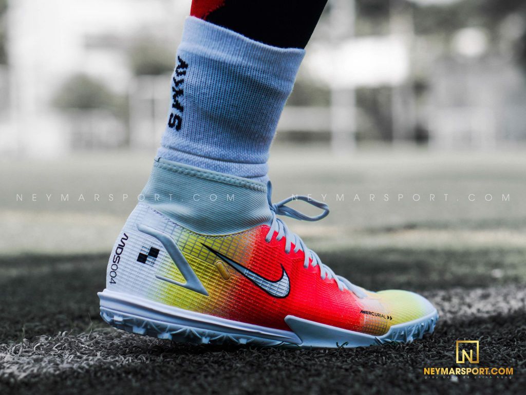 Nike Mercurial Superfly 8 Academy TF Dream Speed 4 - White/Bright Mango