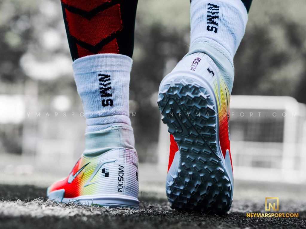 Nike Mercurial Superfly 8 Academy TF Dream Speed 4 - White/Bright Mango