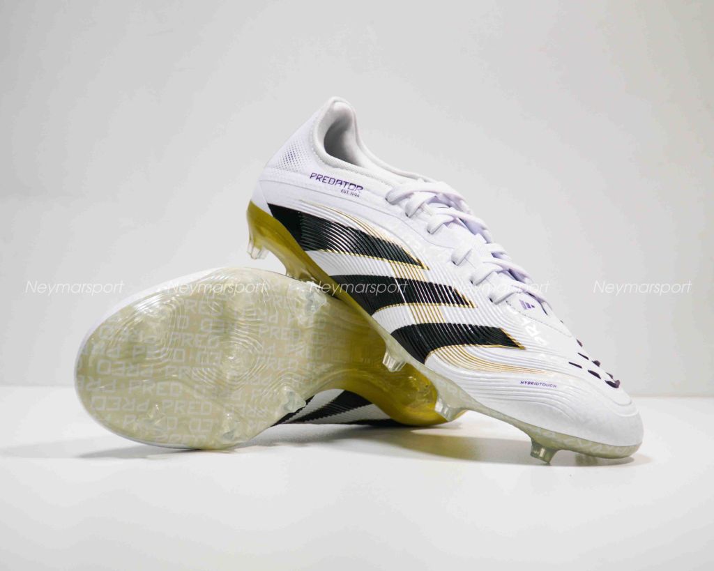 Giày đá bóng adidas Predator Pro FG/AG Road to Glory - Footwear White/Core Black/Gold Metallic JI1194