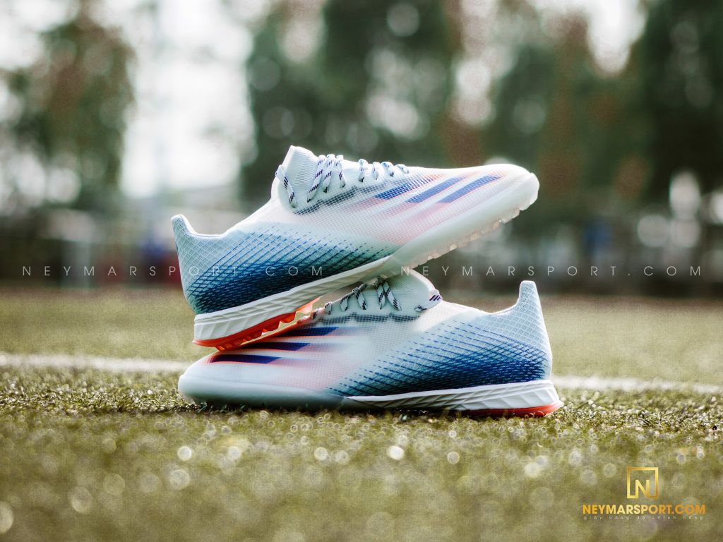 ADIDAS X GHOSTED .1 TF Glory Hunter - Sky Tint/Royal Blue/Signal Coral