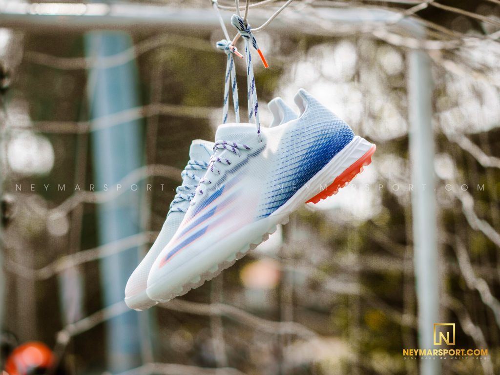 ADIDAS X GHOSTED .1 TF Glory Hunter - Sky Tint/Royal Blue/Signal Coral