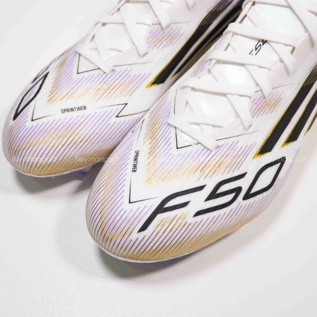 Giày đá bóng adidas F50 Pro FG Road to Glory - Footwear White/Core Black/Gold Metallic JH7686