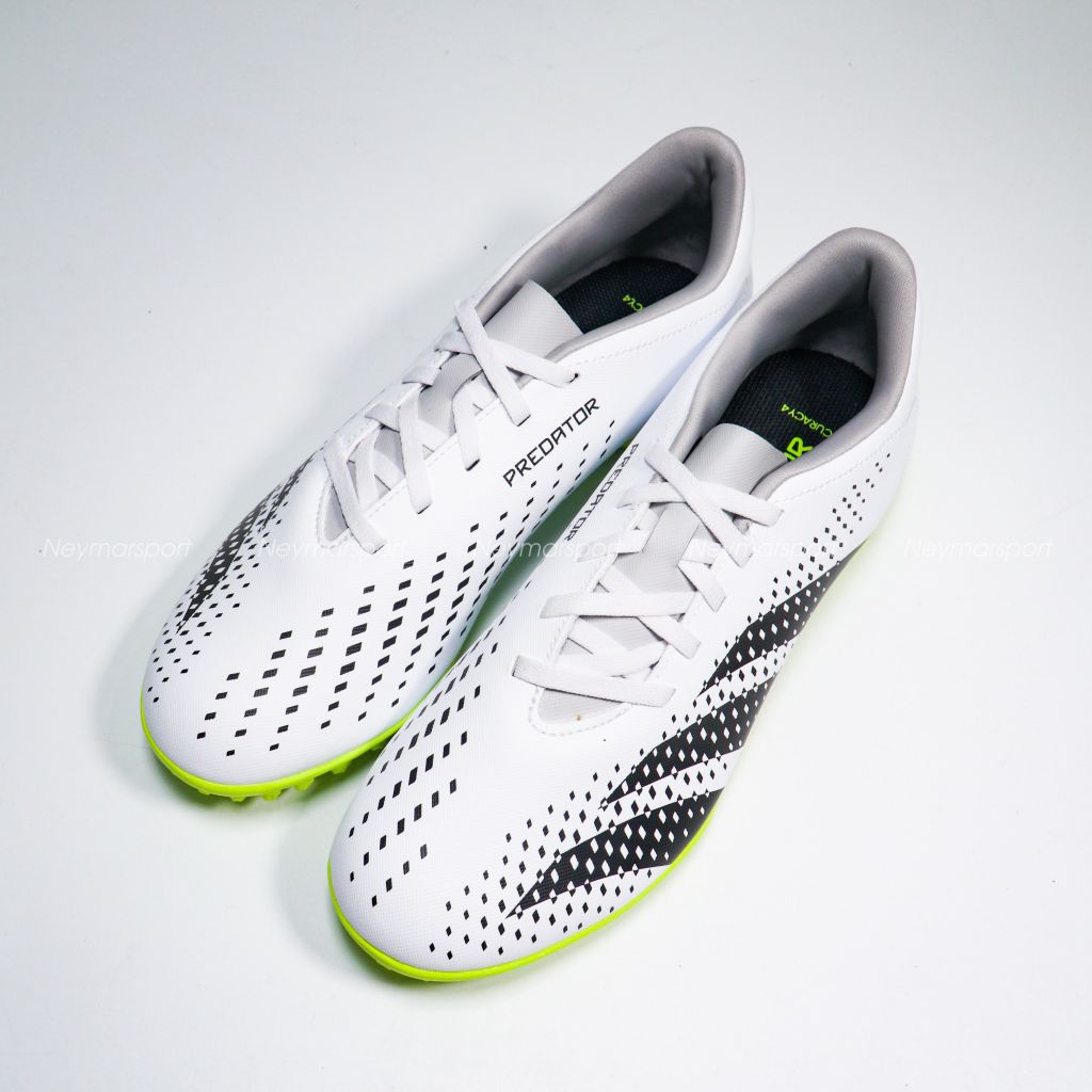 adidas Predator Accuracy .4 TF Crazyrush - Footwear White/Core Black/Lucid Lemon