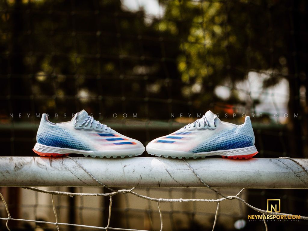 ADIDAS X GHOSTED .1 TF Glory Hunter - Sky Tint/Royal Blue/Signal Coral