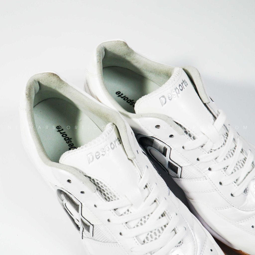 Giày đá banh Desporte Sao Luis KI PRO II IC DS1935 - White/Black