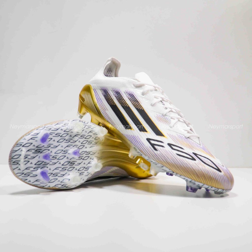 Giày đá bóng adidas F50 Elite FG Road to Glory - Footwear White/Core Black/Gold Metallic JH7617