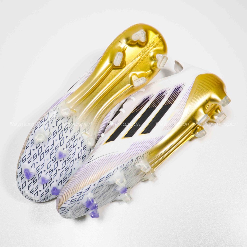 Giày đá bóng adidas F50 Elite FG Road to Glory - Footwear White/Core Black/Gold Metallic JH7617