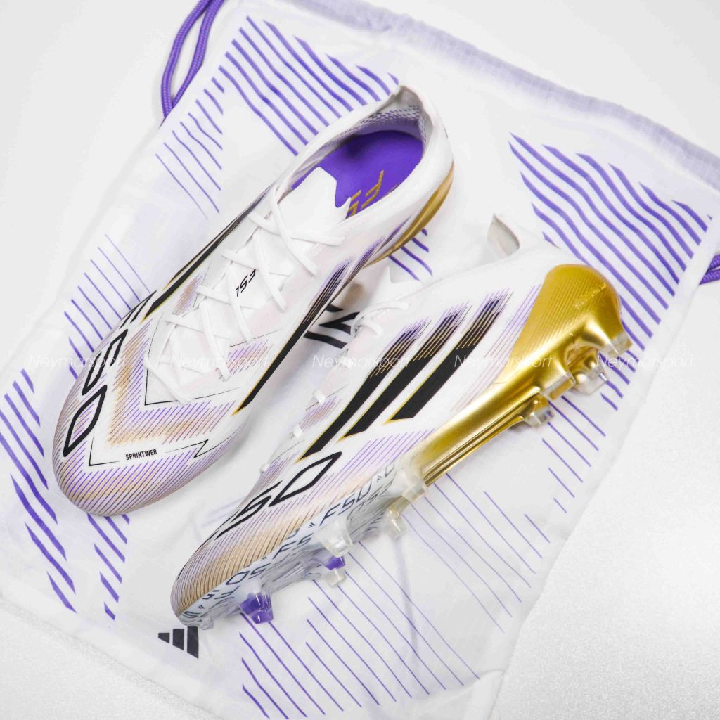 Giày đá bóng adidas F50 Elite FG Road to Glory - Footwear White/Core Black/Gold Metallic JH7617