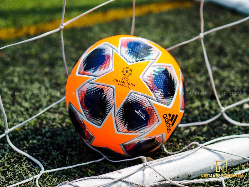 Adidas Football Champions League 2020 Pro Match Ball - Solar Orange/Royal Blue/Black