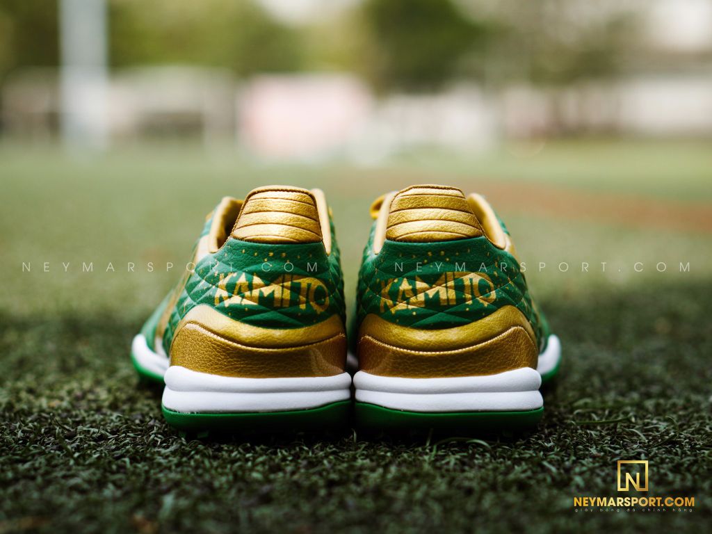 GIÀY ĐÁ BÓNG KAMITO TA11 TF TOUCH OF MAGIC - GREEN/GOLD
