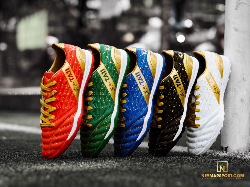 GIÀY ĐÁ BÓNG KAMITO TA11 TF TOUCH OF MAGIC - WHITE/GOLD