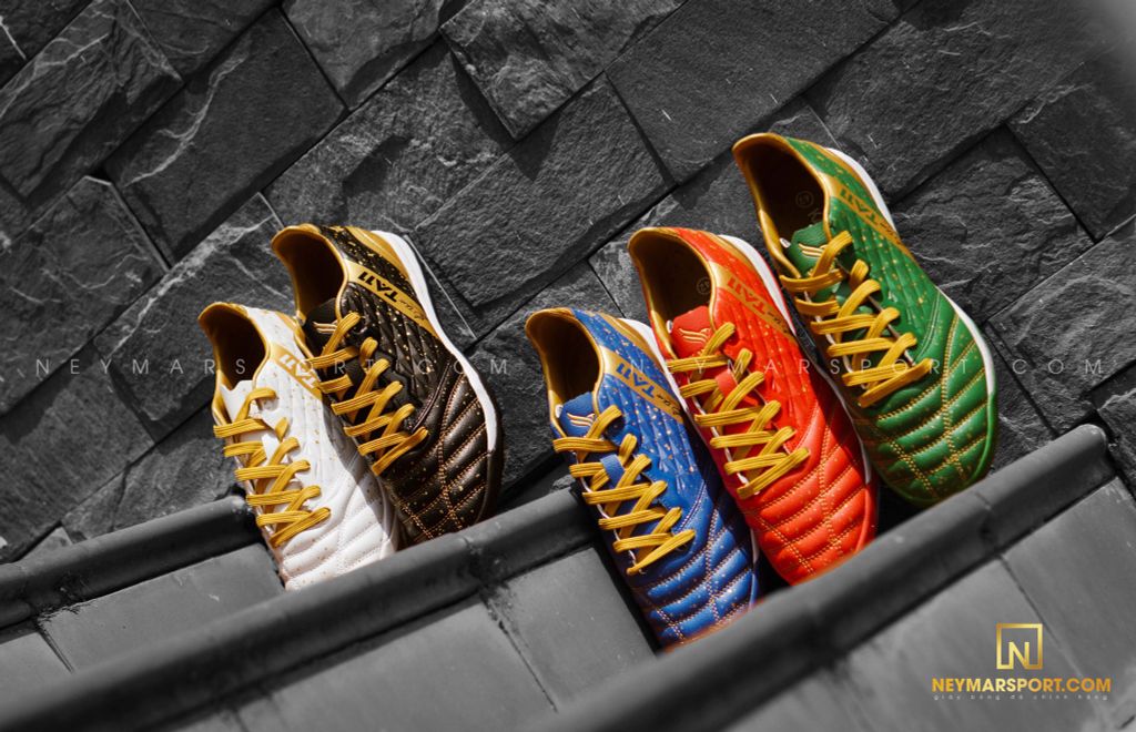 GIÀY ĐÁ BÓNG KAMITO TA11 TF TOUCH OF MAGIC - GREEN/GOLD