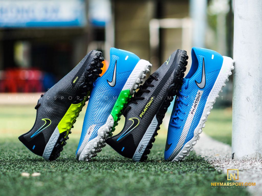Nike Phantom GT Pro TF Spectrum - Photo Blue/Metallic Silver/Rage Green