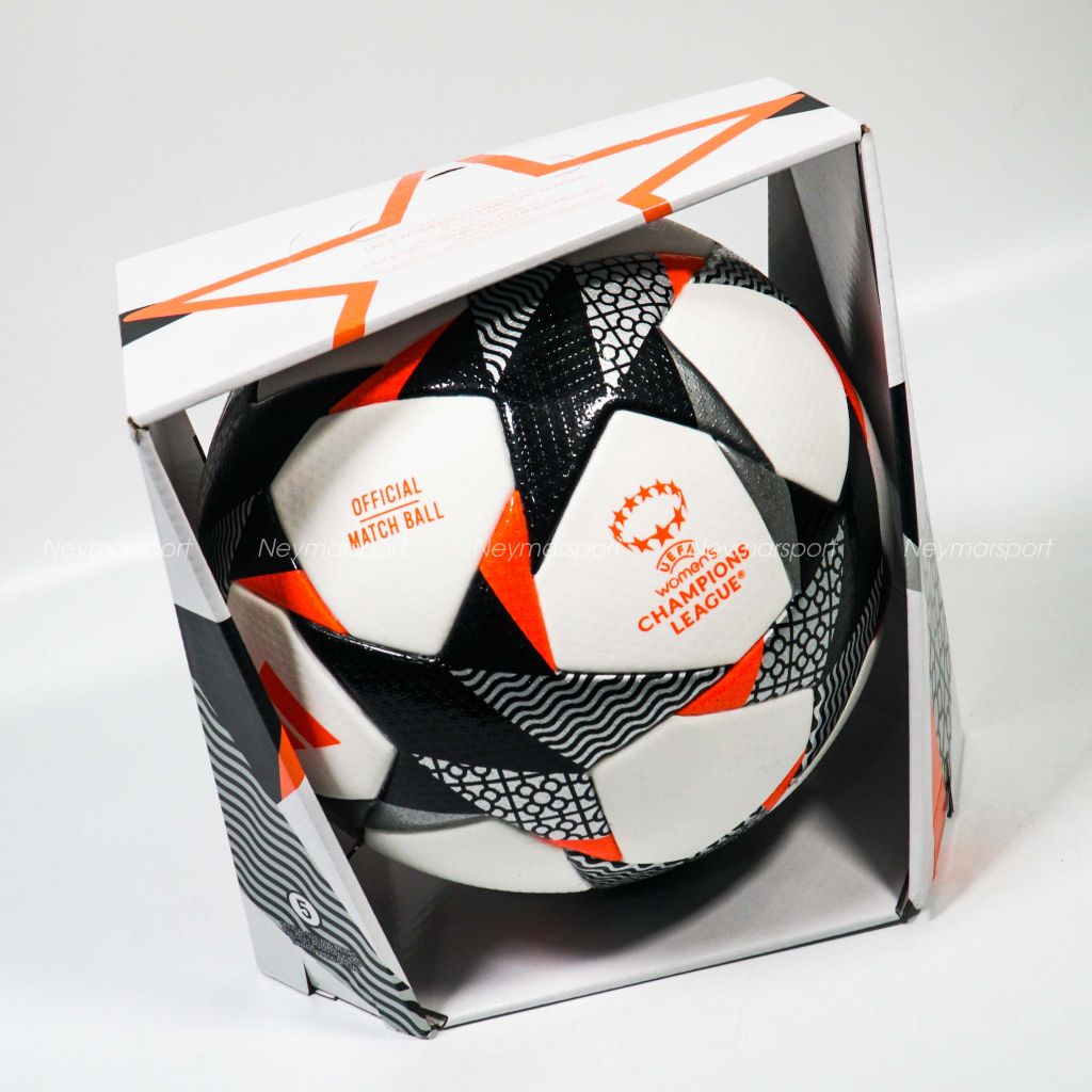 Quả bóng đá Adidas Football Champions League Bilbao 2024 Pro Match Ball Women - White/Black/Solar Red IN7018