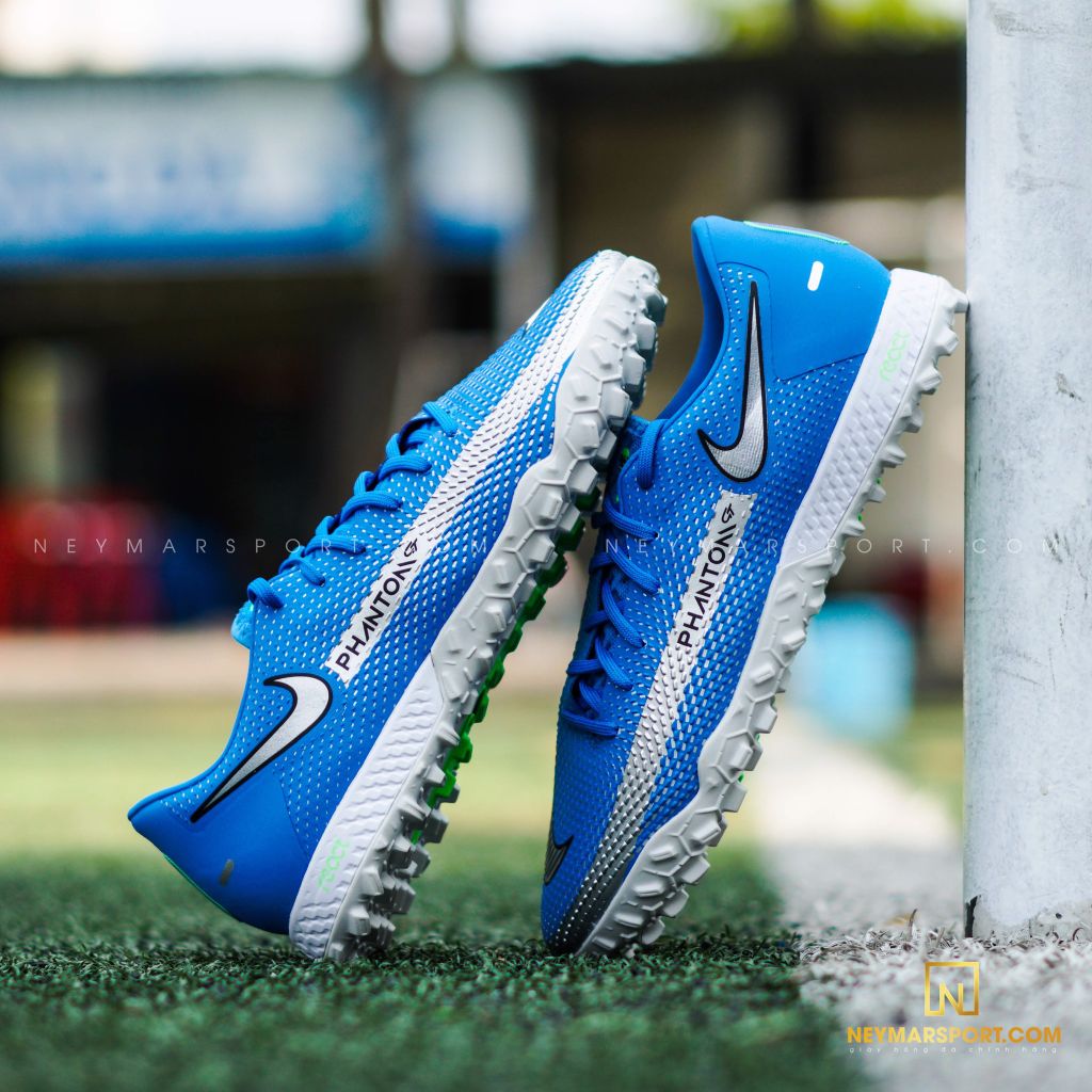 Nike Phantom GT Pro TF Spectrum - Photo Blue/Metallic Silver/Rage Green