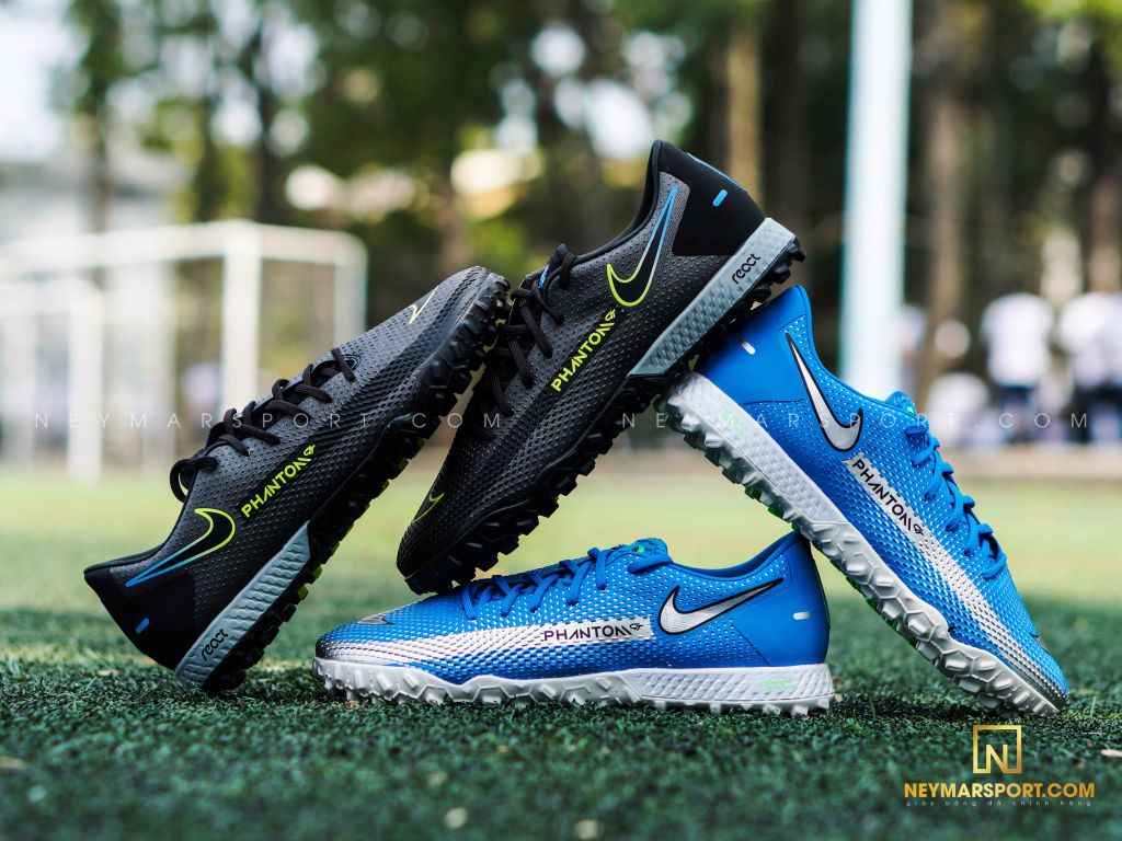 Nike Phantom GT Pro TF Black x Prism - Black/Cyber Yellow/Lite Photo Blue