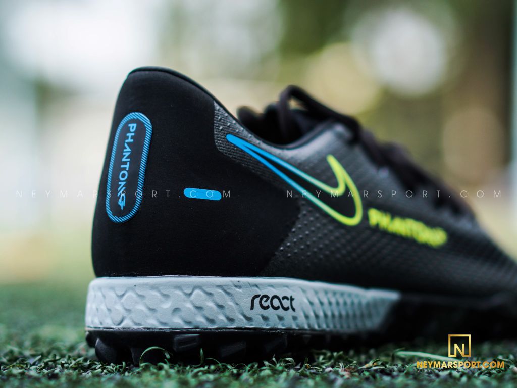 Nike Phantom GT Pro TF Black x Prism - Black/Cyber Yellow/Lite Photo Blue