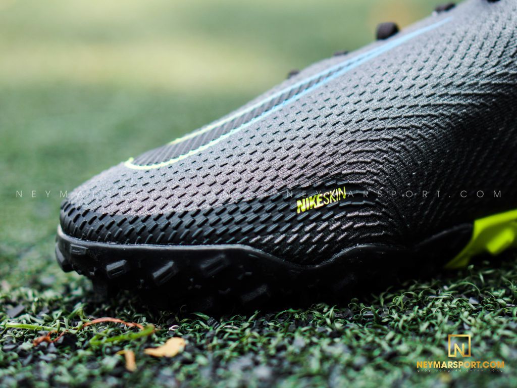 Nike Phantom GT Pro TF Black x Prism - Black/Cyber Yellow/Lite Photo Blue