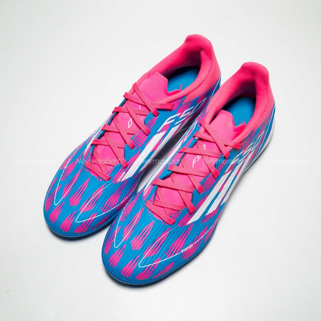 Giày đá bóng adidas F50 League TF Reemergence - Solar Blue/Footwear White/Solar Pink IF1336