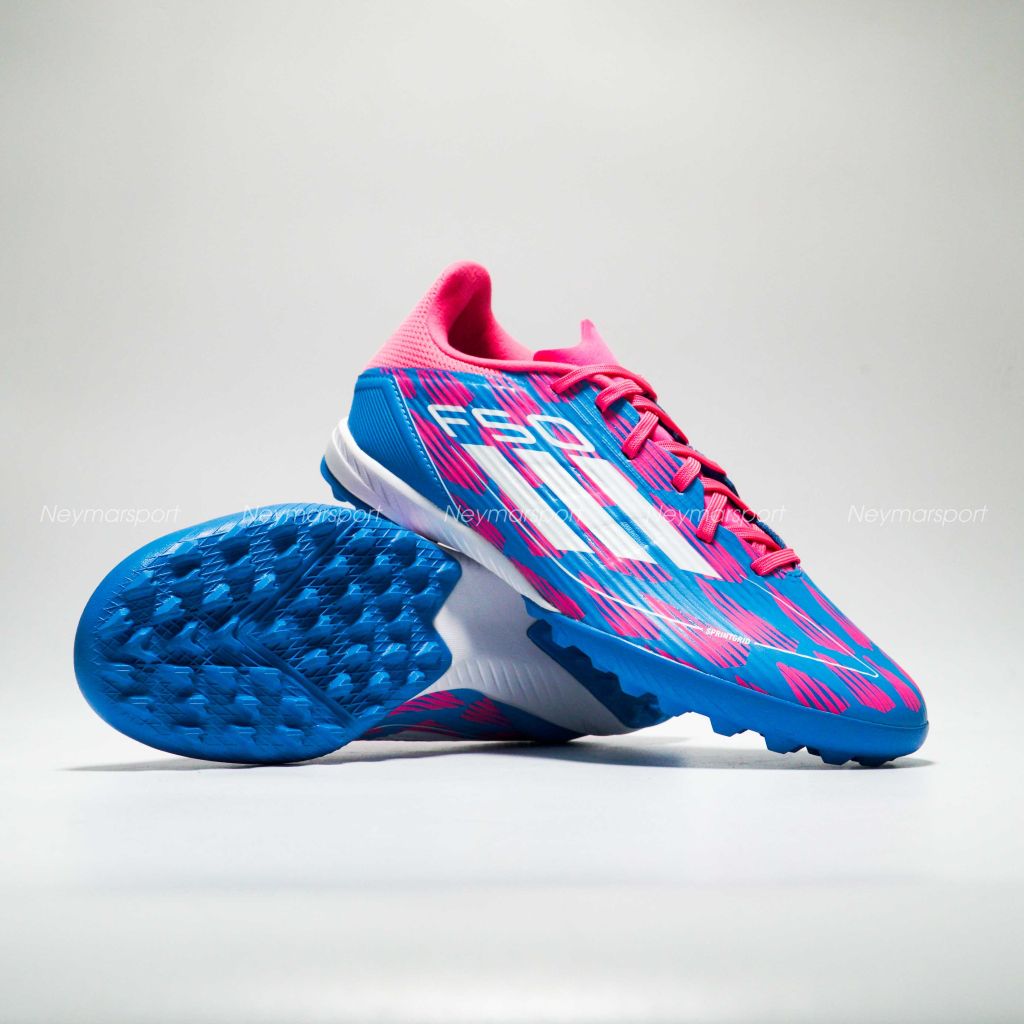 Giày đá bóng adidas F50 League TF Reemergence - Solar Blue/Footwear White/Solar Pink IF1336