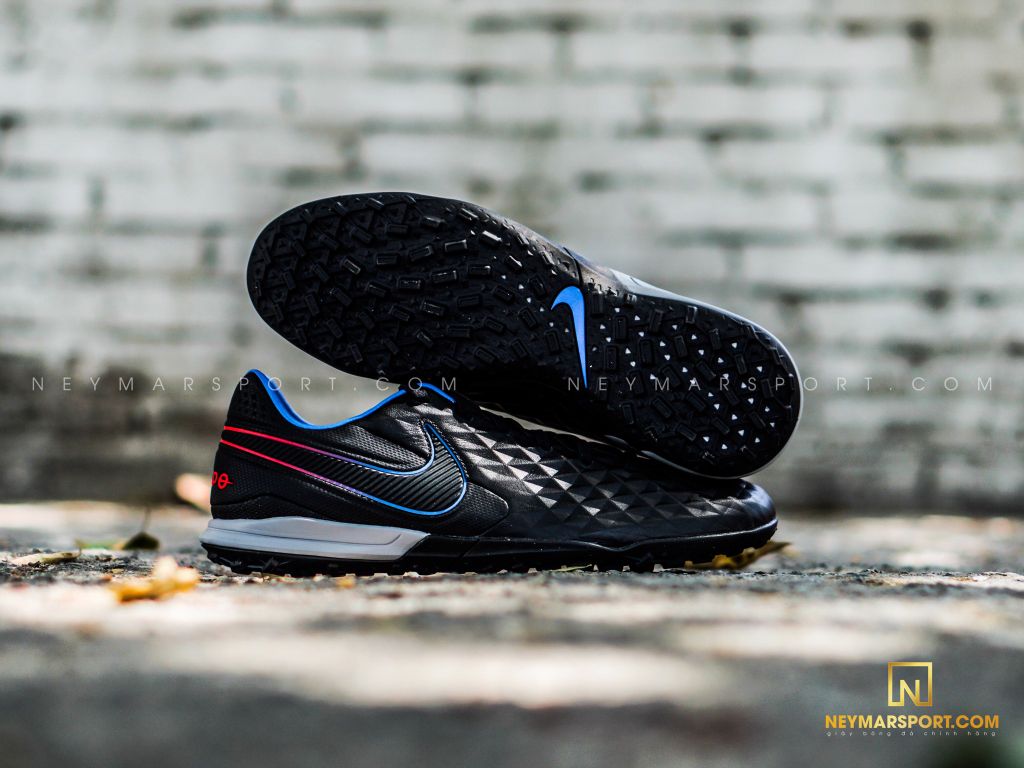 Nike Tiempo Legend 8 Pro TF Black x Prism - Black/Siren Red/Lite Photo Blue