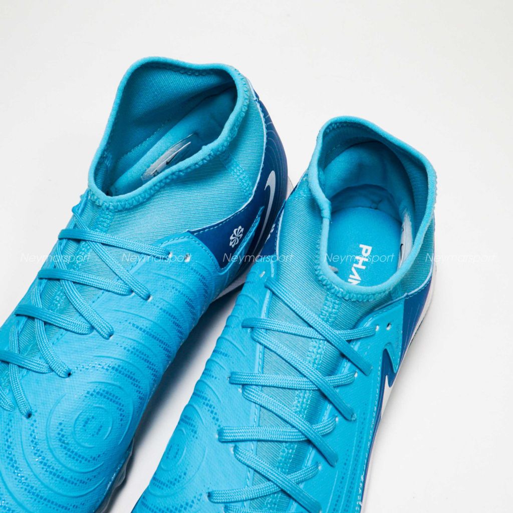 Giày đá bóng Nike Phantom Luna II Academy TF Mad Ambition - Blue Fury/White FJ2566-400