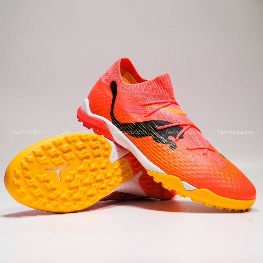 Giày đá bóng PUMA Future 7 Ultimate TT Forever Faster - Sunset Glow/PUMA Black/Sun Stream 107710-04