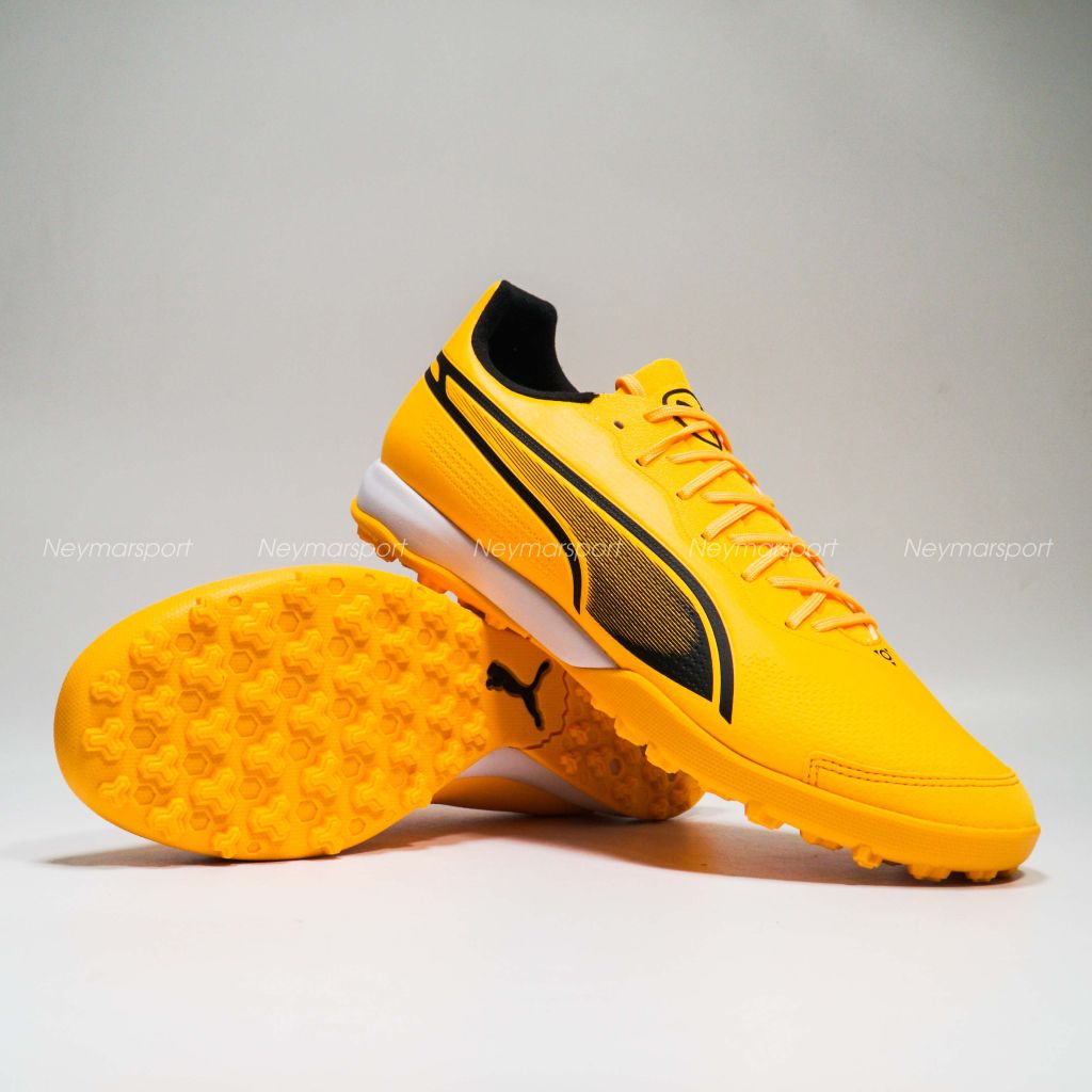 Giày đá bóng PUMA King Pro TT Forever Faster - Sun Stream/PUMA Black/Sunset Glow