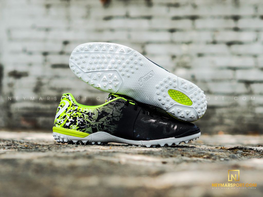 ASICS TOQUE 6 TF - Black/Safety Yellow