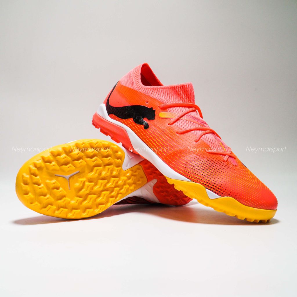 Giày đá bóng PUMA Future 7 Match TT Forever Faster - Sunset Glow/PUMA Black/Sun Stream 107720-03