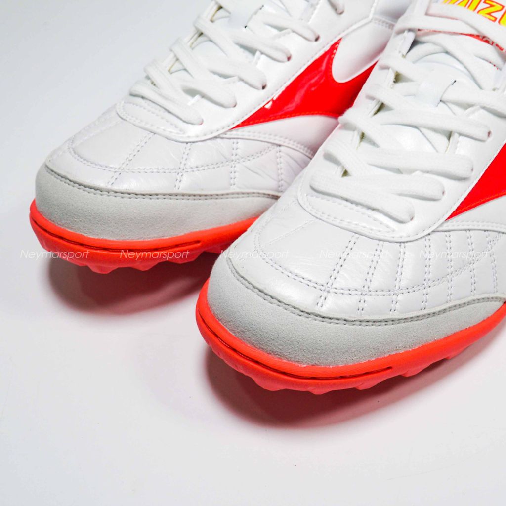 Mizuno Morelia Sala Made in Japan TF Release - White/Red/Yellow Limited Edition