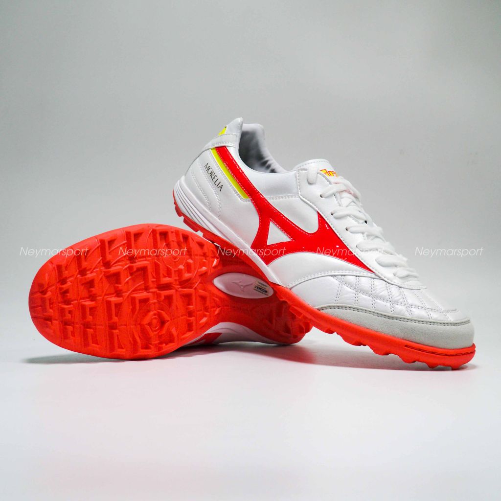 Mizuno Morelia Sala Made in Japan TF Release - White/Red/Yellow Limited Edition