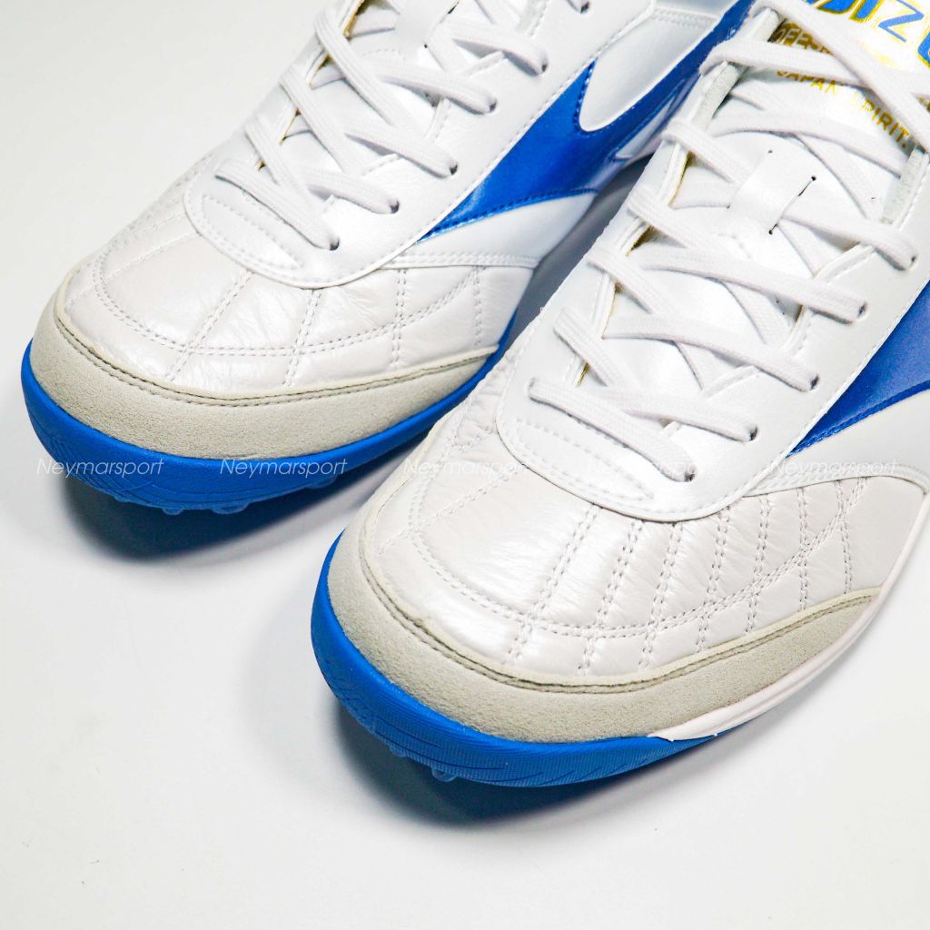 Giày đá bóng Mizuno Morelia Sala Made in Japan TF Mugen - White/Laser Blue Limited Edition Q1GB241125