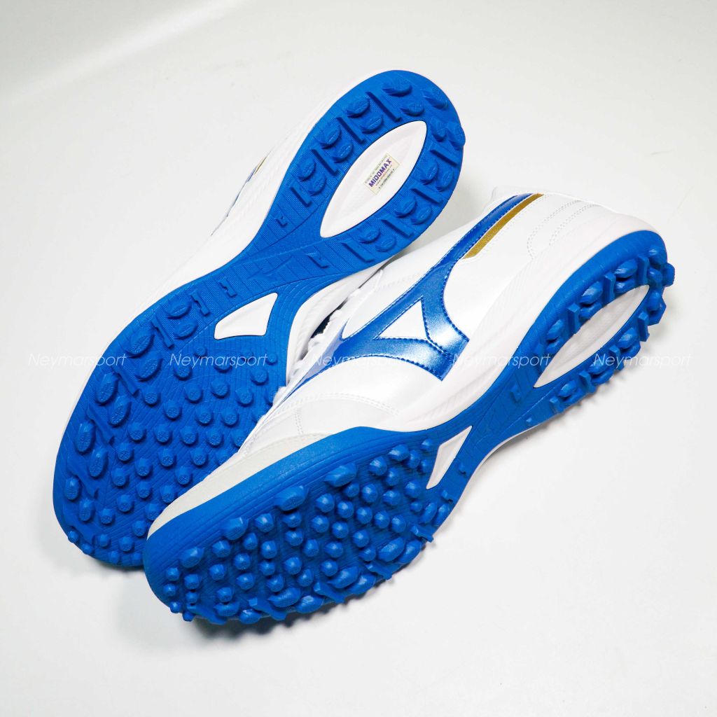 Giày đá bóng Mizuno Morelia Sala Made in Japan TF Mugen - White/Laser Blue Limited Edition Q1GB241125
